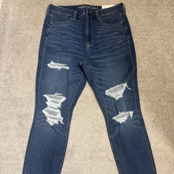 Brand New Super Hi Rise American Eagle Jegging Size 14 Regular - Picture 3 of 5